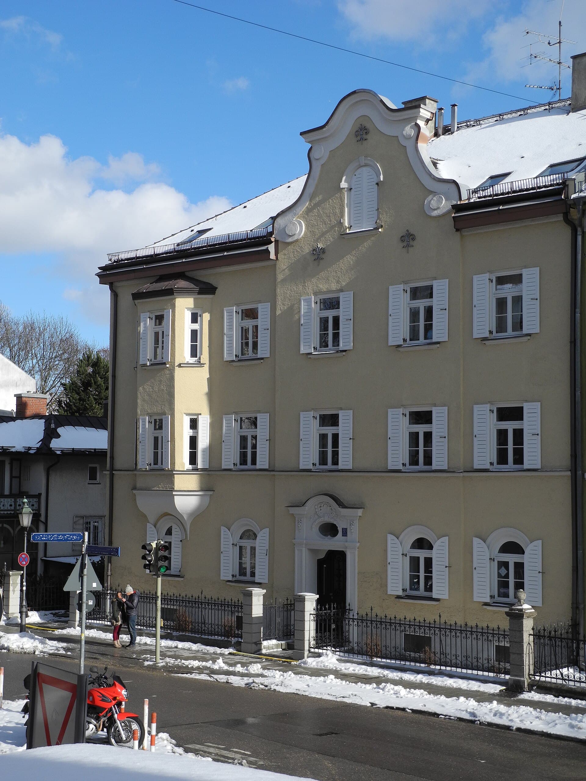 Wohnhaus in Deutschland, wie es von einer Eigenbedarfskündigung betroffen sein kann